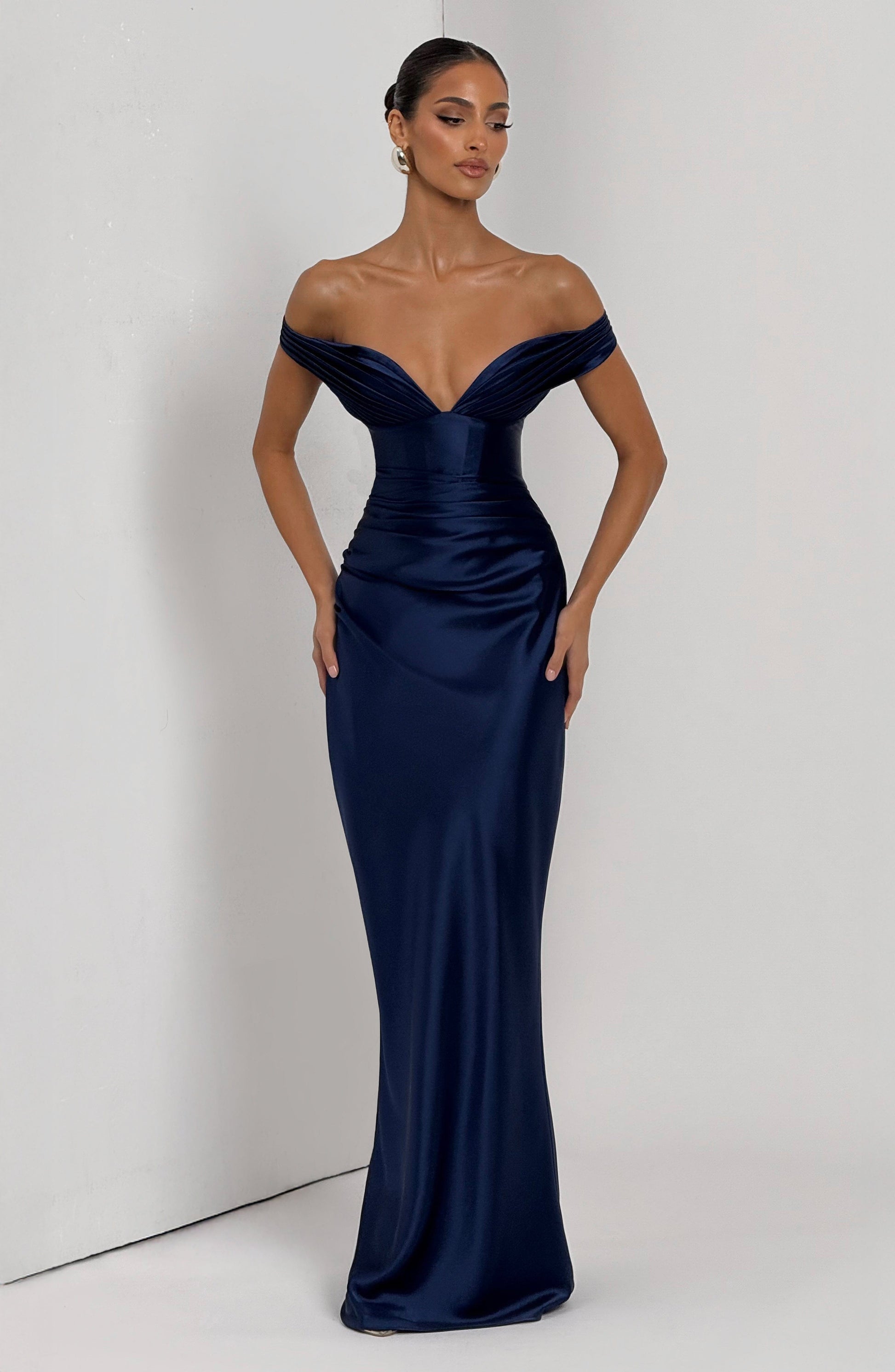 AURELIA MAXI DRESS - NAVY