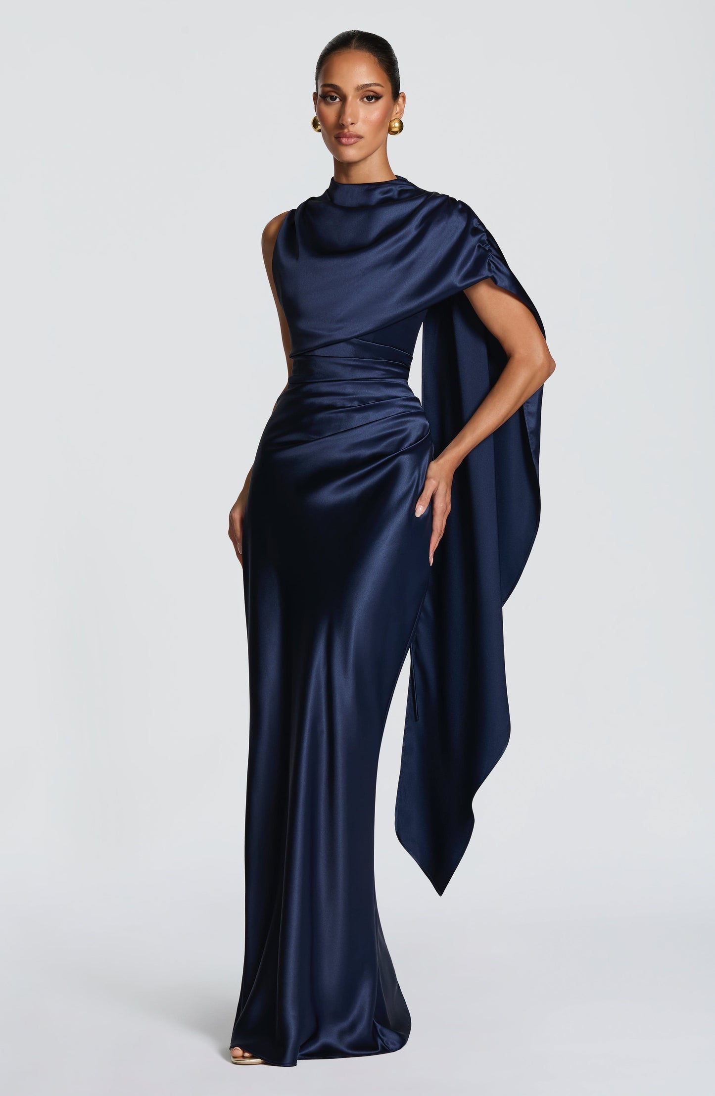 AVENDRA MAXI DRESS - NAVY