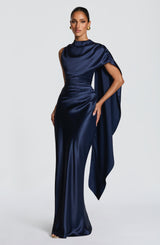 AVENDRA MAXI DRESS - NAVY