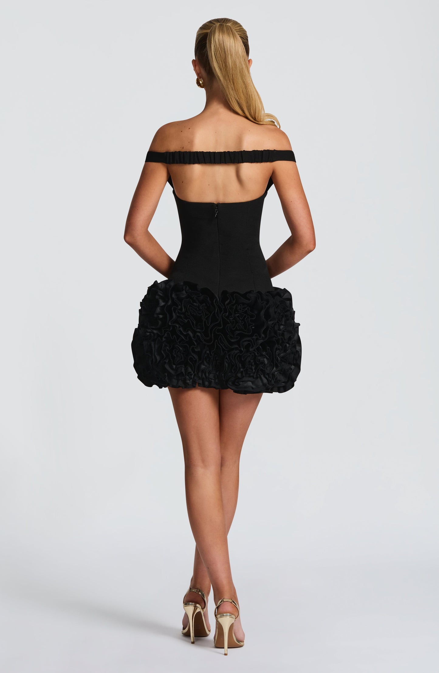AVETA MINI DRESS - BLACK
