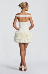 AVETA MINI DRESS - IVORY