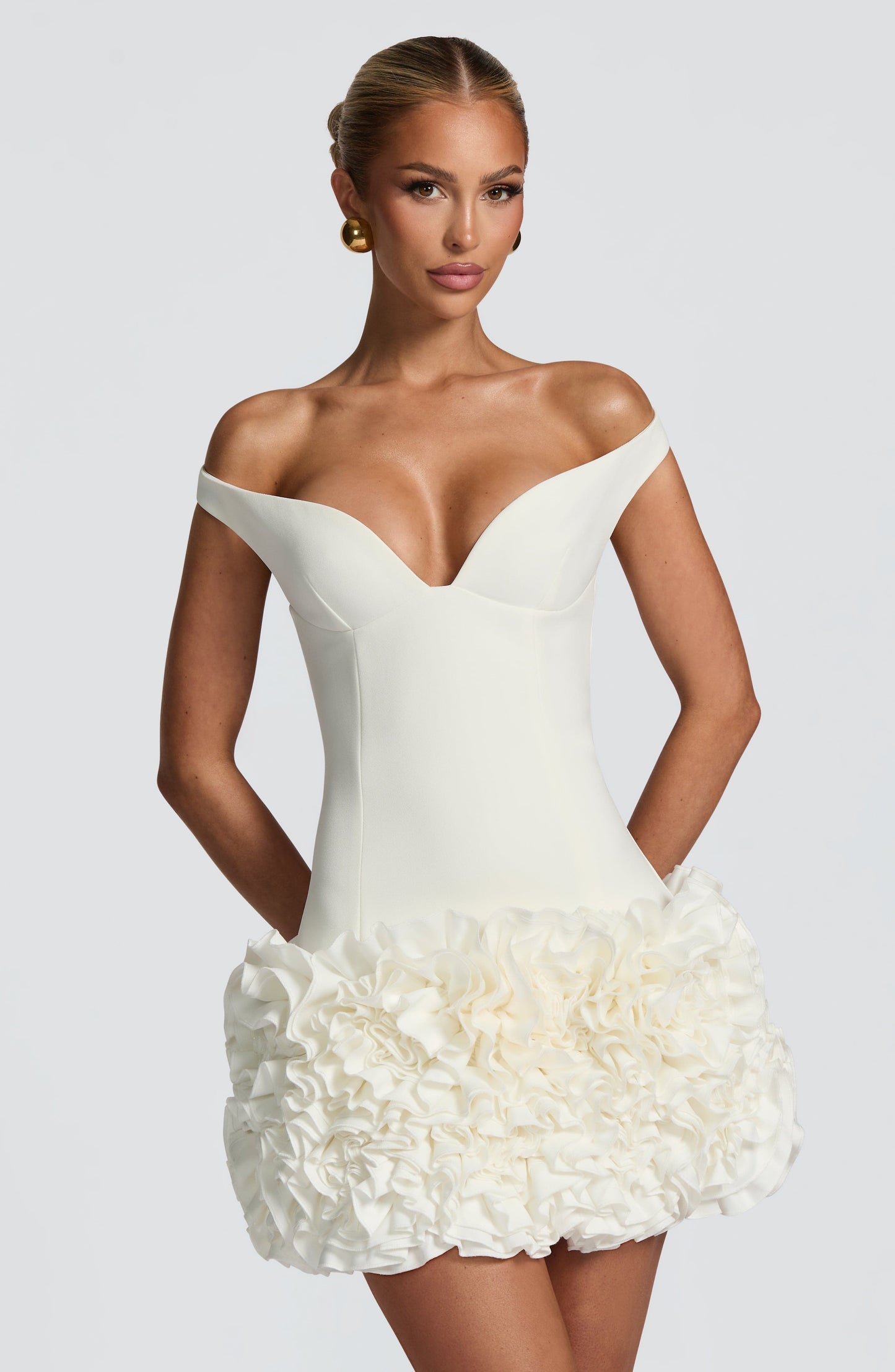 AVETA MINI DRESS - IVORY
