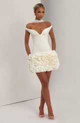 AVETA MINI DRESS - IVORY