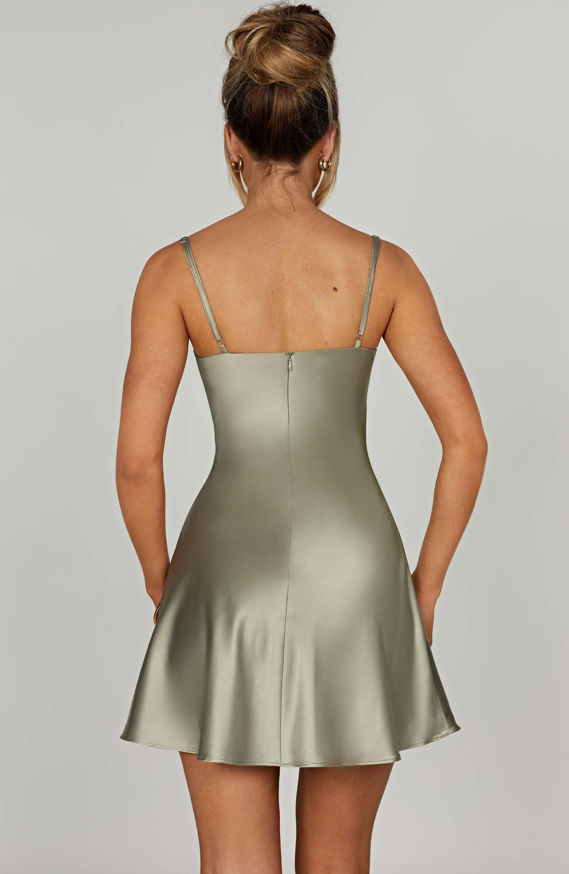 AZARIA MINI DRESS - SAGE