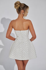 BEATRICE MINI DRESS - IVORY