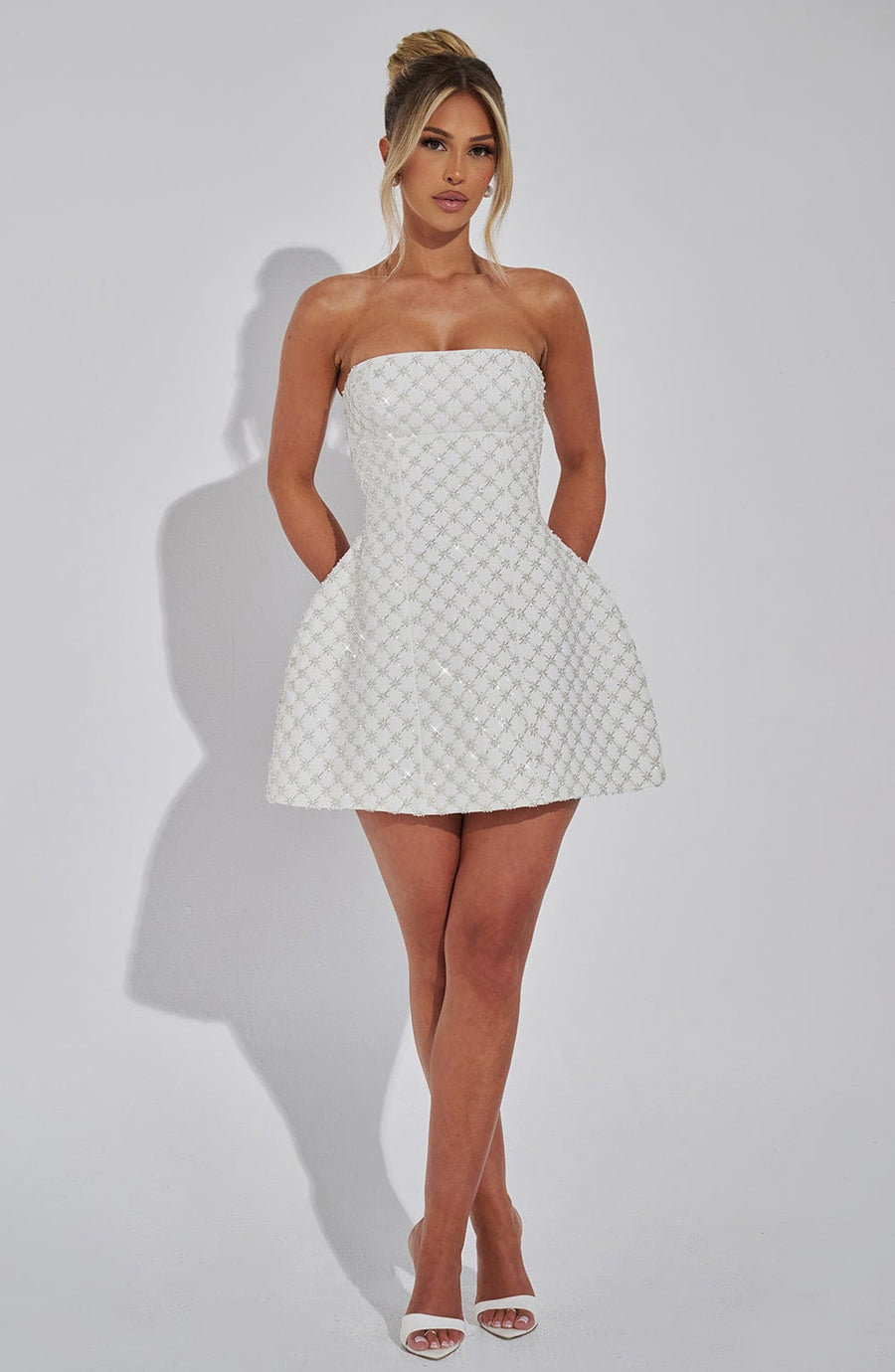 MINIVESTIDO BEATRICE - MARFIL