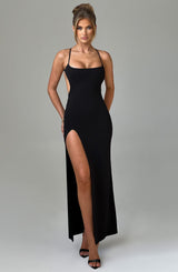 BEATRIX MAXI DRESS - BLACK