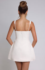 BESSIE MINI DRESS - IVORY