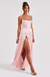 BETHANY MAXI DRESS - BLUSH
