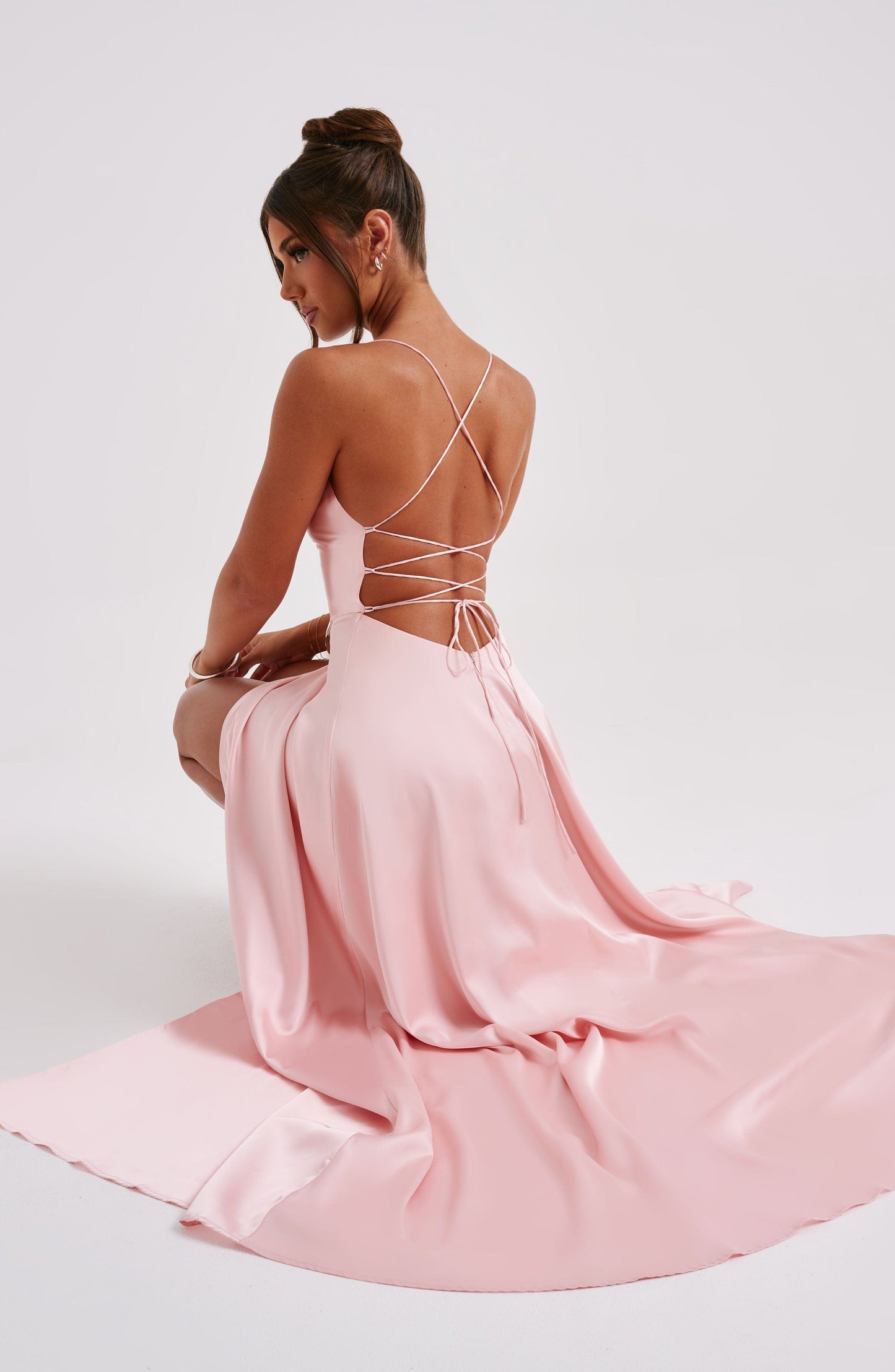 BETHANY MAXI DRESS - BLUSH