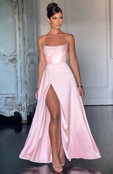 BETHANY MAXI DRESS - BLUSH