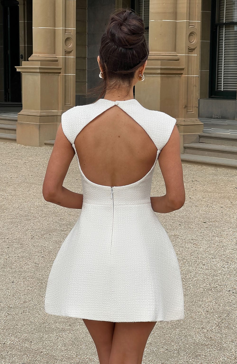 BLAKE MINI DRESS - IVORY