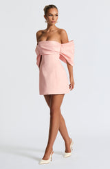 BRIELLA MINI DRESS - BLUSH