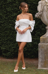 BRIELLA MINI DRESS - IVORY