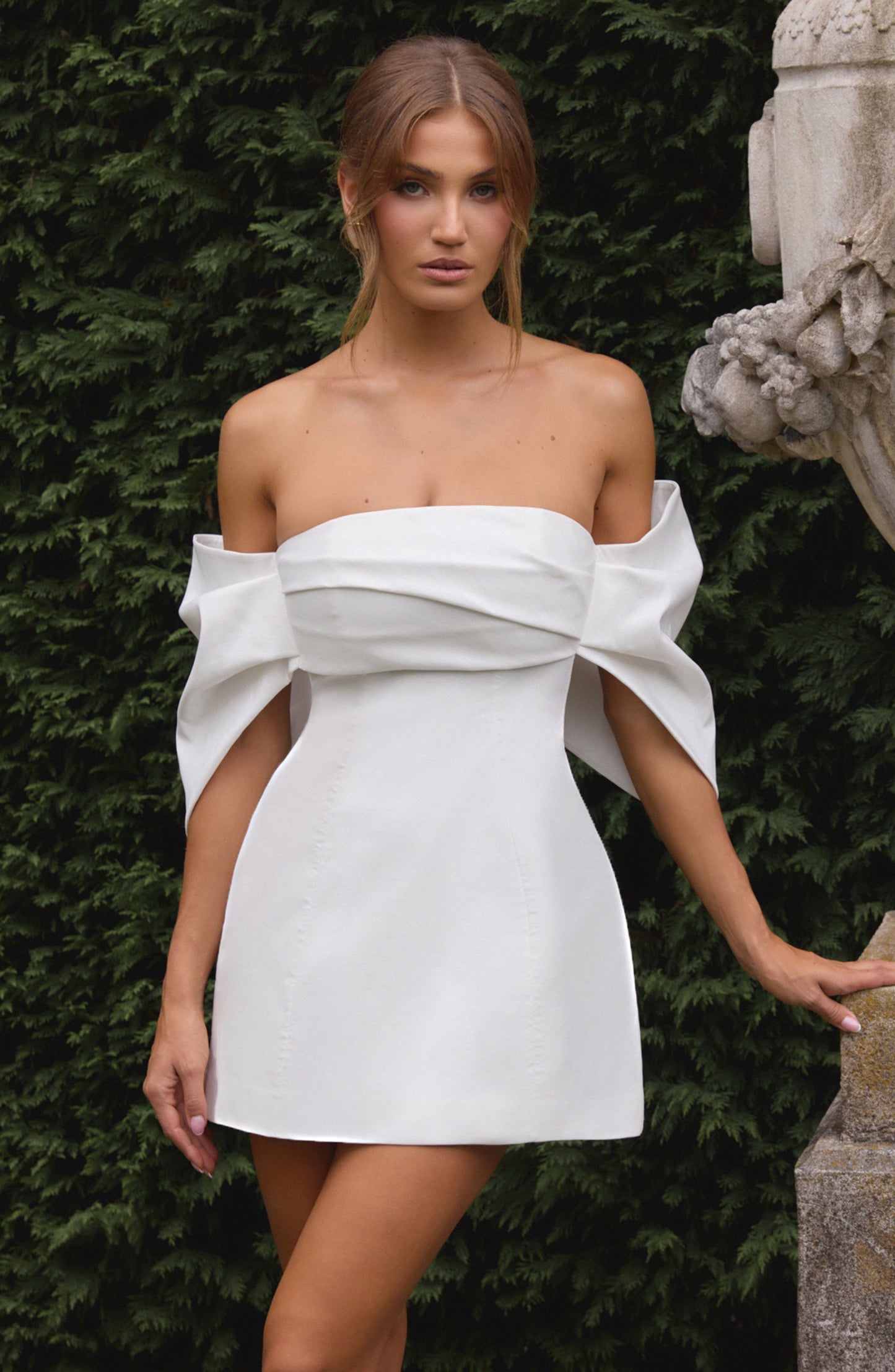 BRIELLA MINI DRESS - IVORY