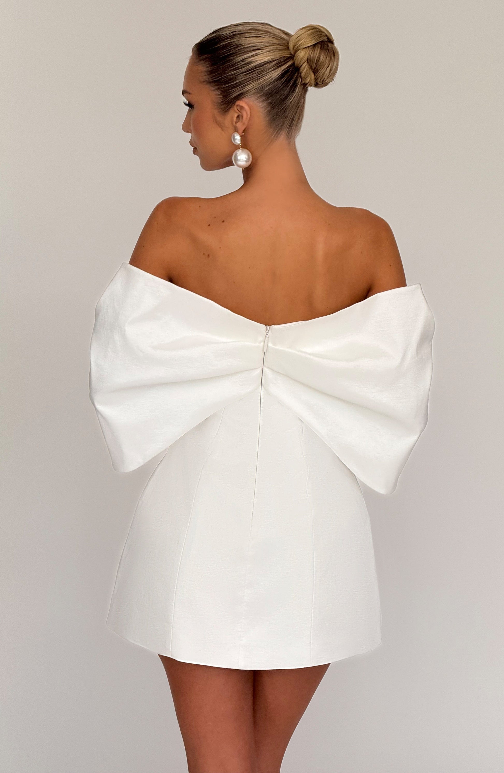 BRIELLA MINI DRESS - IVORY