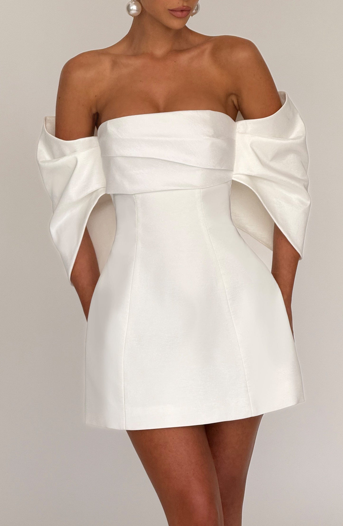 BRIELLA MINI DRESS - IVORY