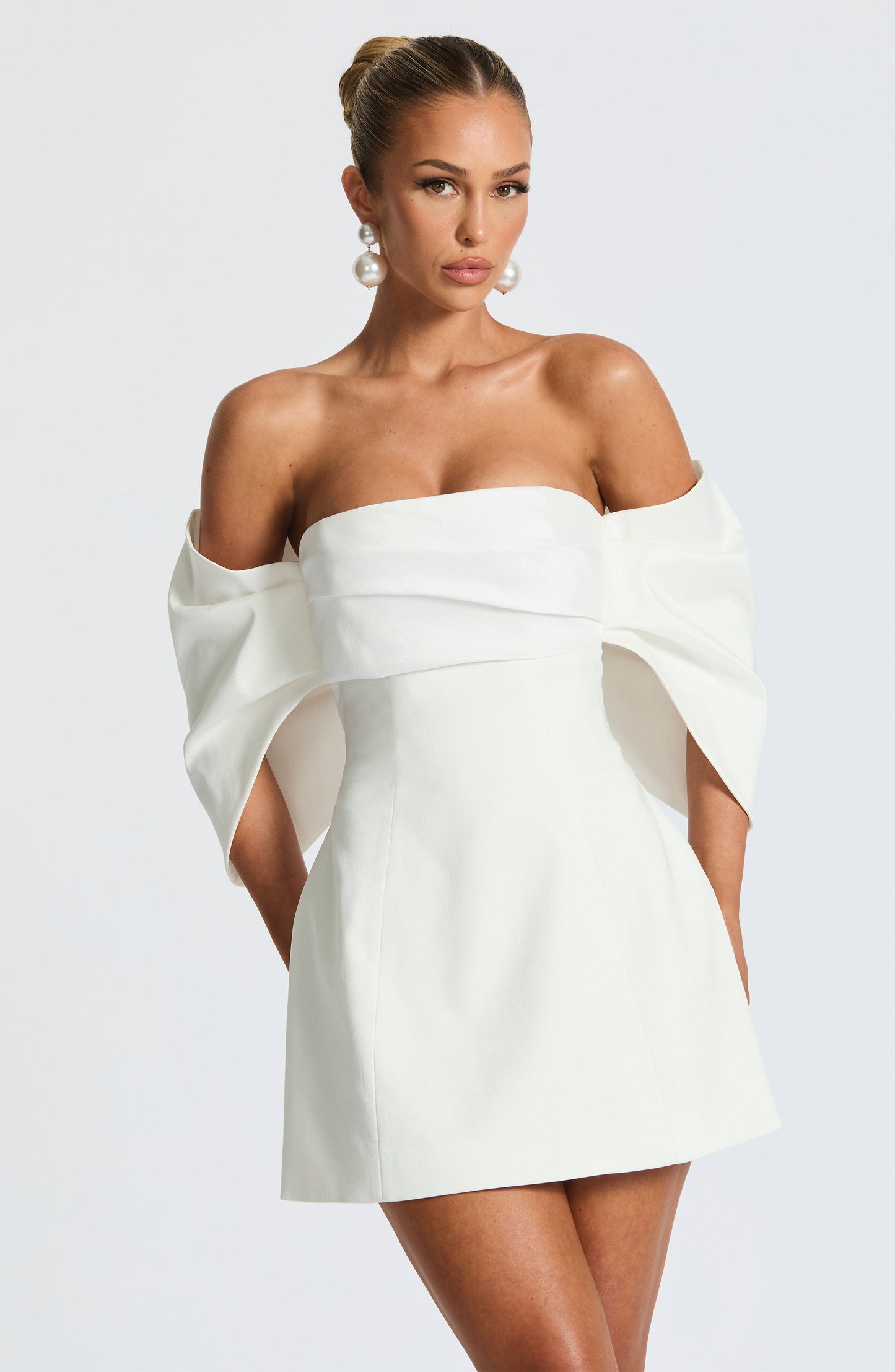 BRIELLA MINI DRESS - IVORY