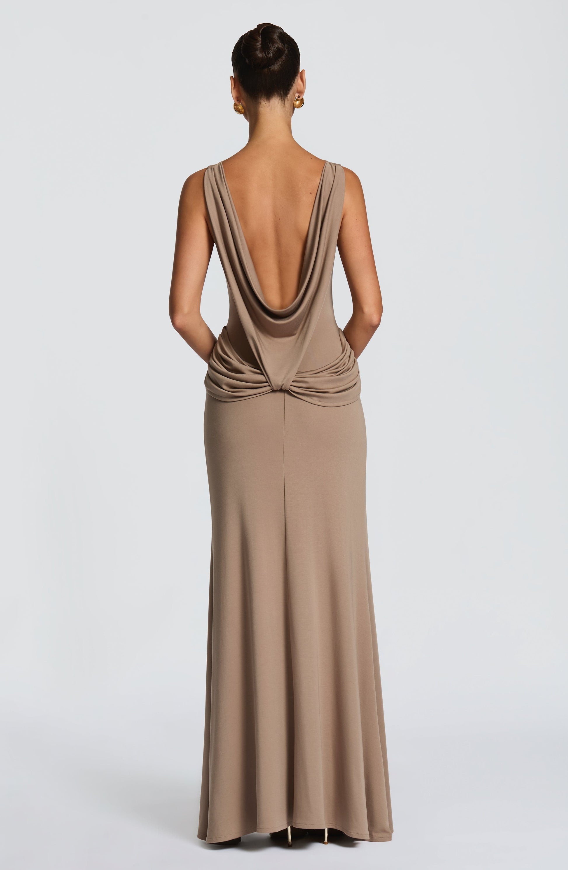 BRUNA MAXI DRESS - STONE