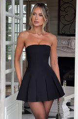 BRYONY MINI DRESS - BLACK