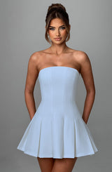 BRYONY MINI DRESS - BLUE