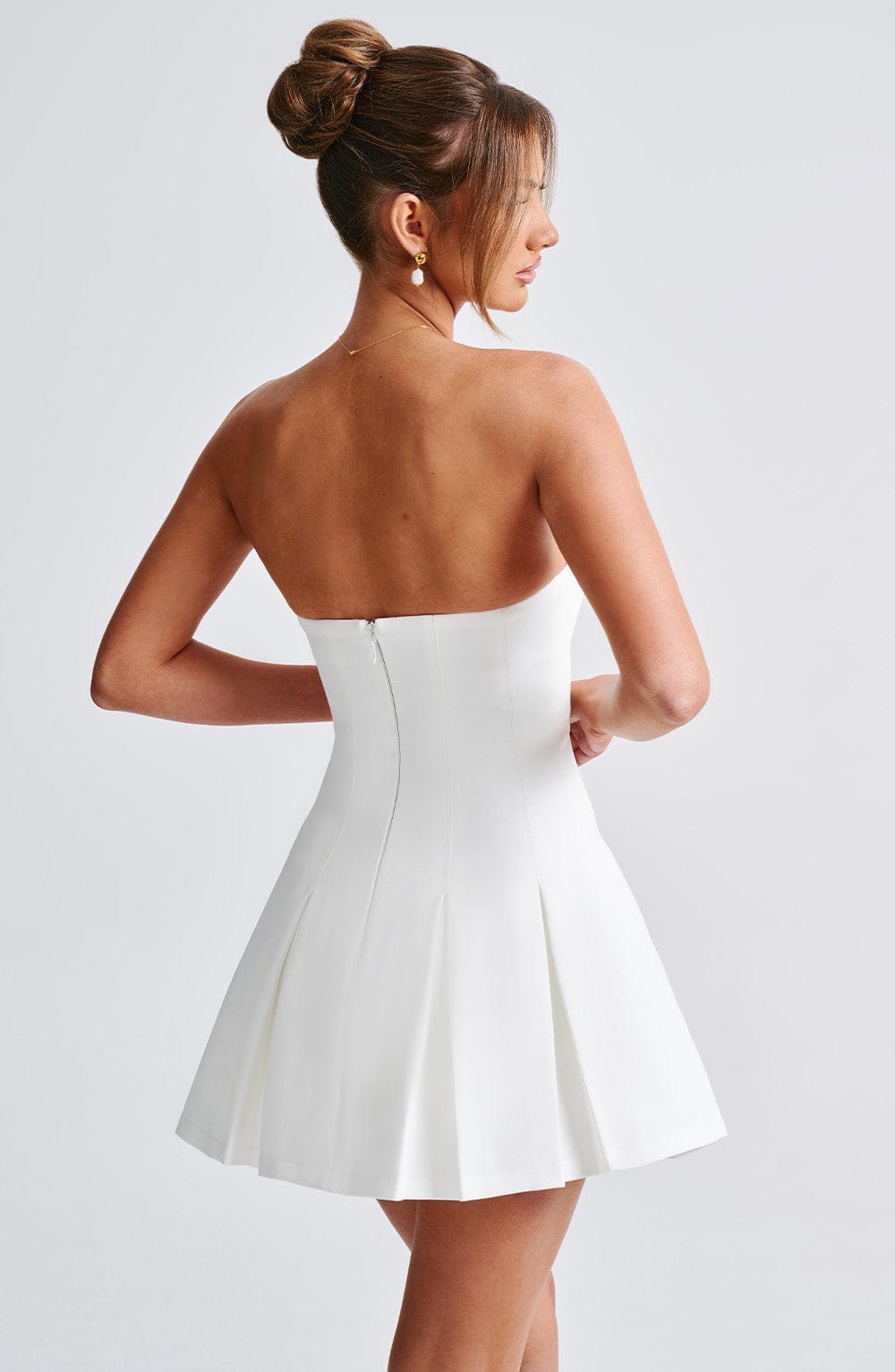 BRYONY MINI DRESS - IVORY