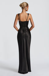 CALANTHE MAXI DRESS - BLACK