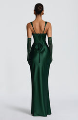 CALANTHE MAXI DRESS - EMERALD