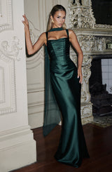 CALANTHE MAXI DRESS - EMERALD