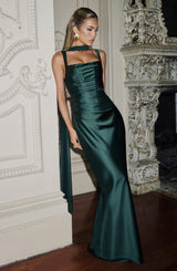 CALANTHE MAXI DRESS - EMERALD