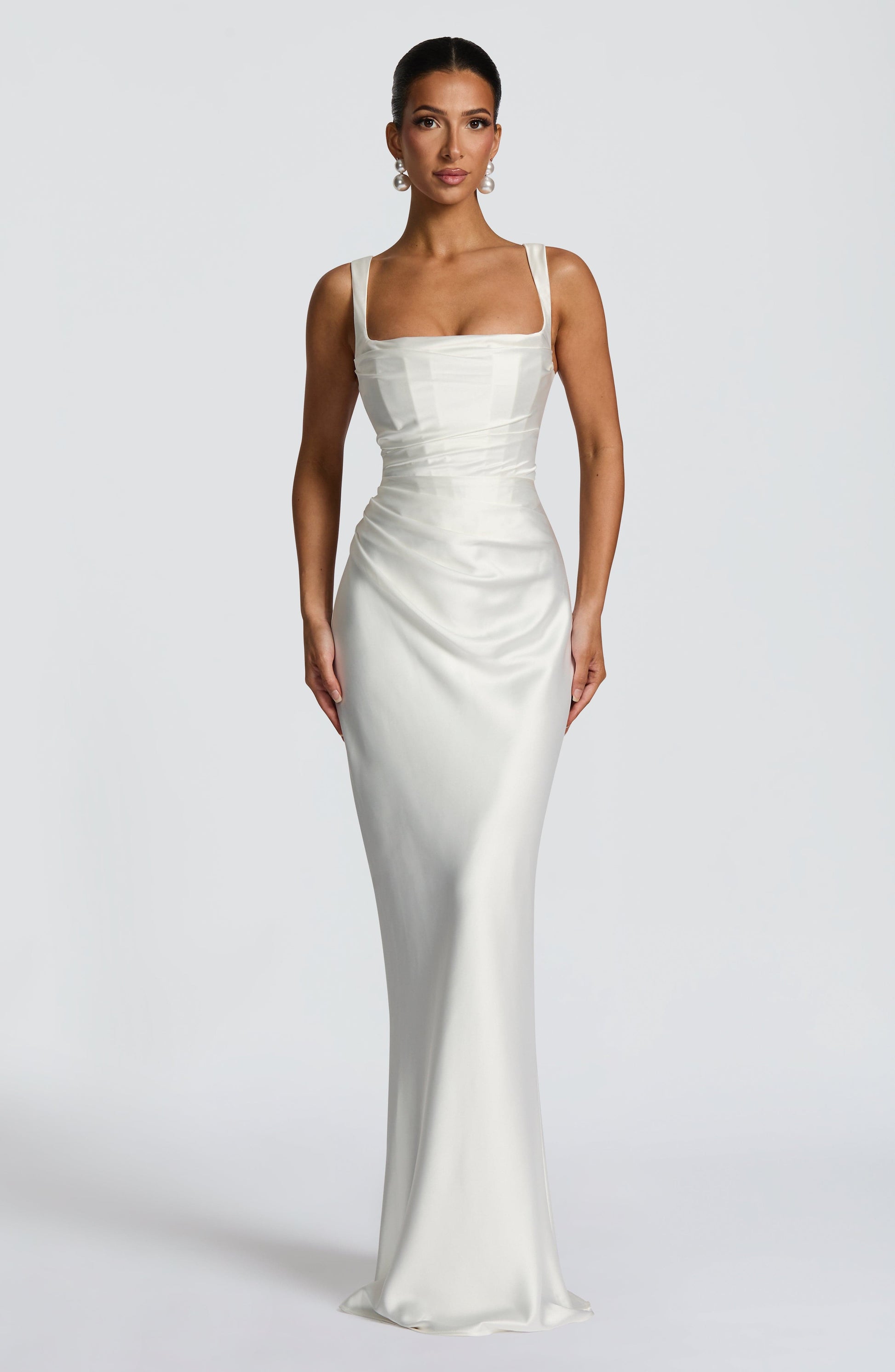 CALANTHE MAXI DRESS - IVORY