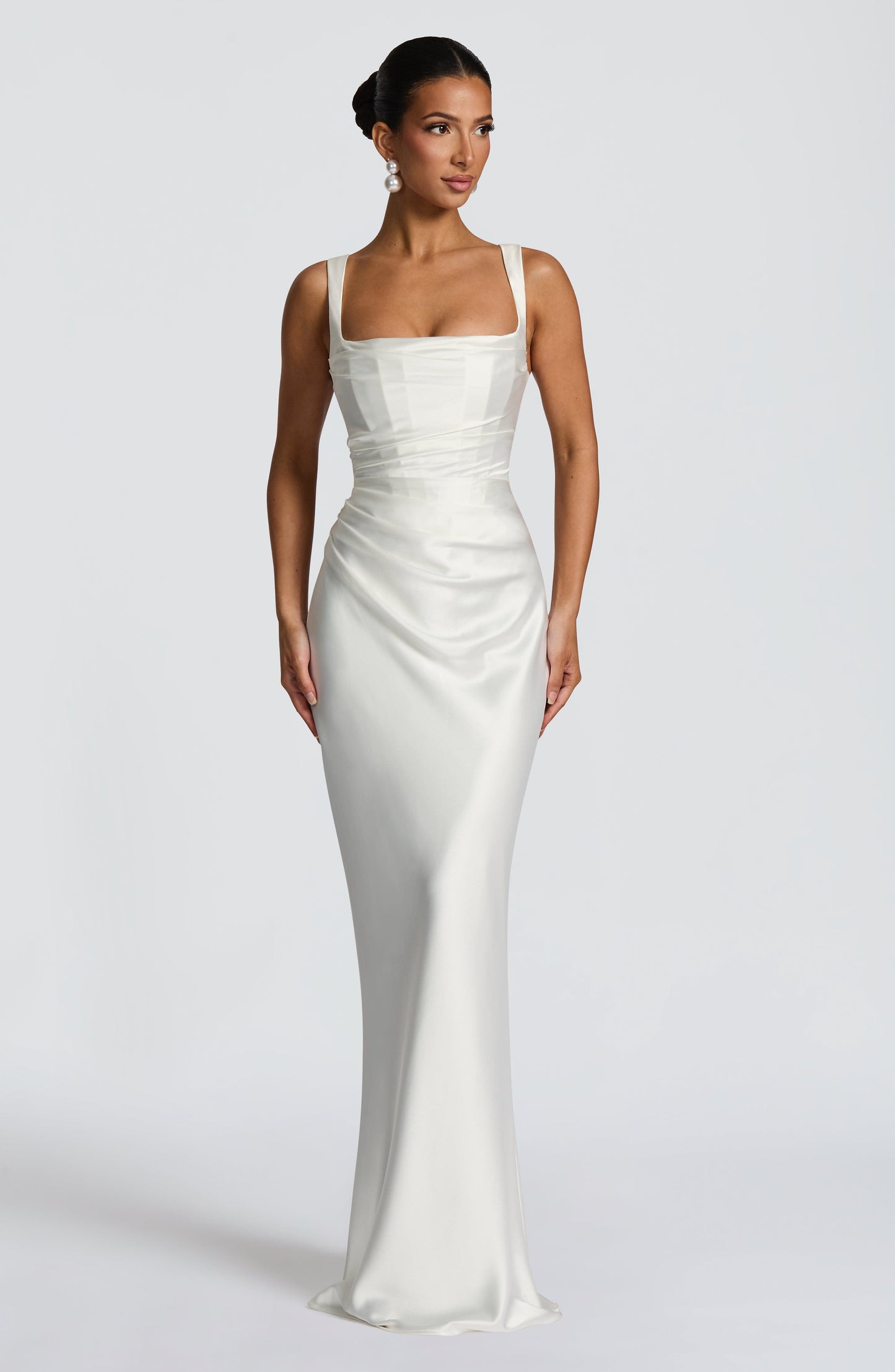 CALANTHE MAXI DRESS - IVORY