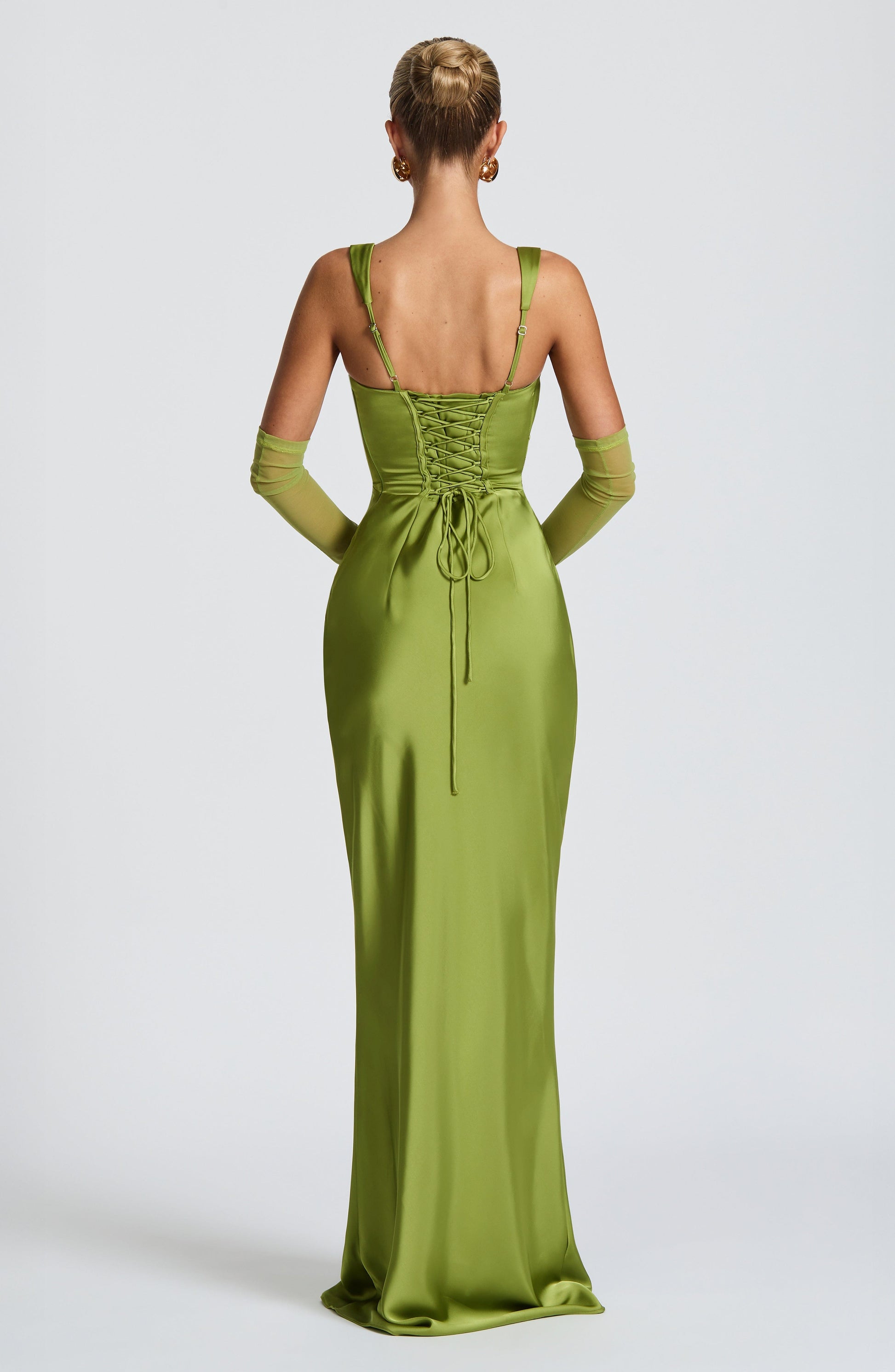 CALANTHE MAXI DRESS - OLIVE