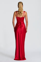 CALANTHE MAXI DRESS - RED