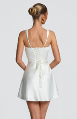 CALANTHE MINI DRESS - IVORY