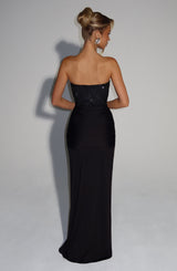 CARINA MAXI DRESS - BLACK