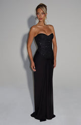 CARINA MAXI DRESS - BLACK