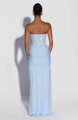 CARINA MAXI DRESS - GLACIER BLUE