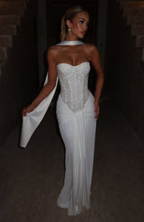 CARINA MAXI DRESS - IVORY
