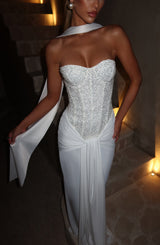 CARINA MAXI DRESS - IVORY