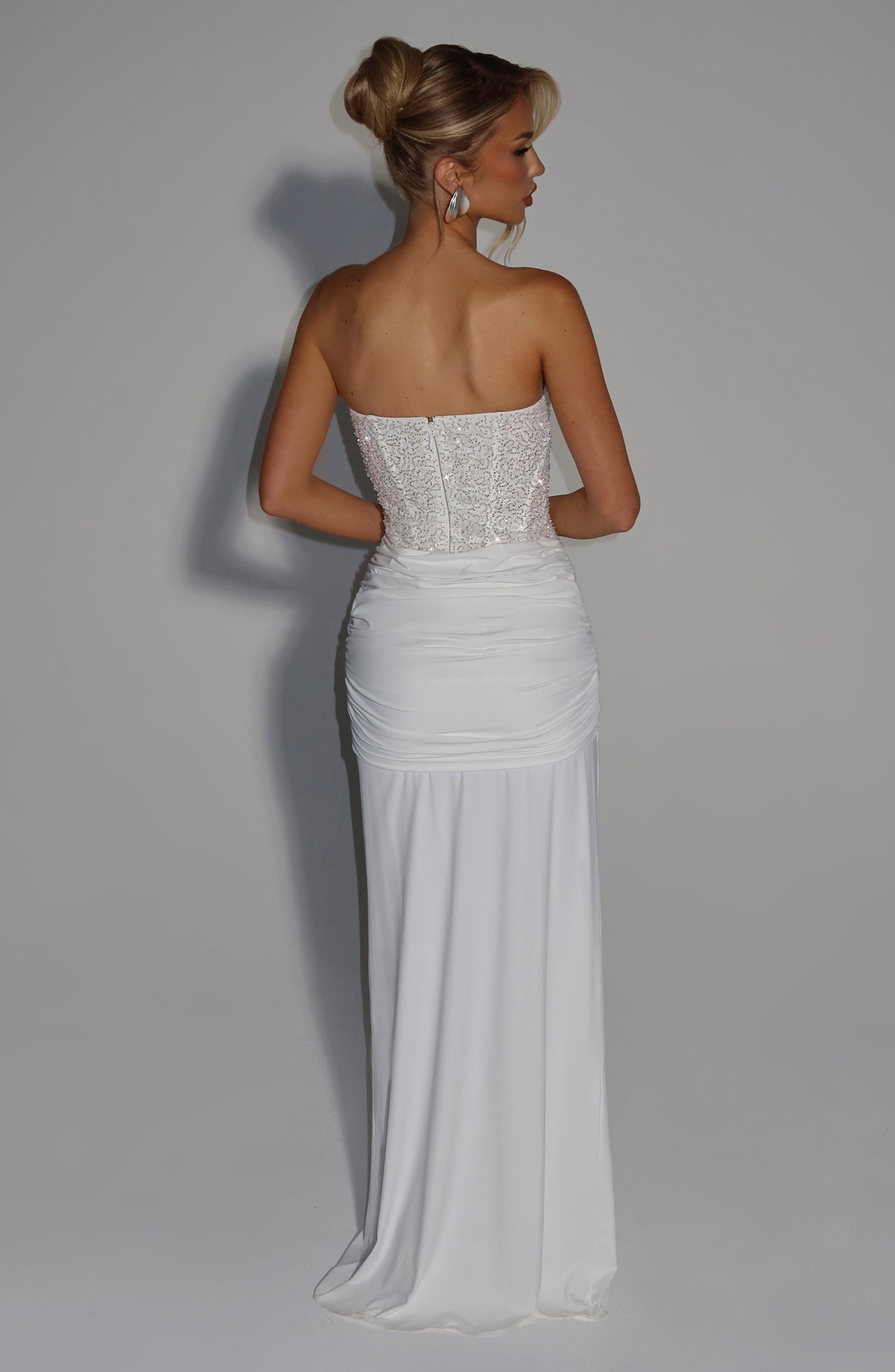 CARINA MAXI DRESS - IVORY