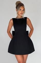 CARRIE MINI DRESS - BLACK