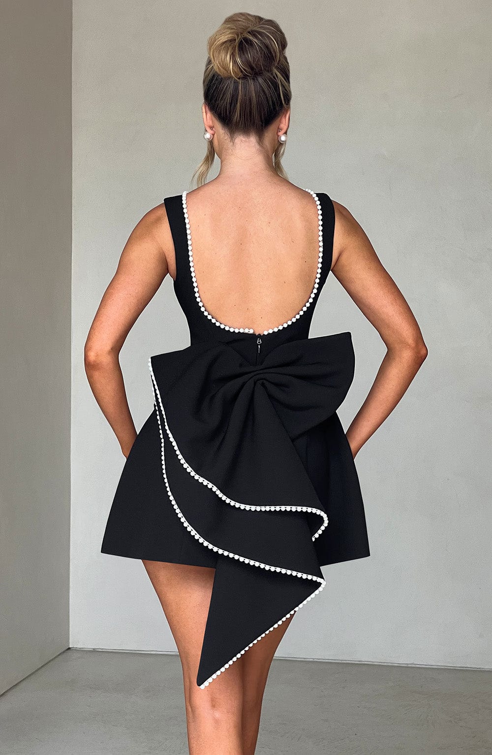 CARRIE MINI DRESS - BLACK