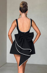 CARRIE MINI DRESS - BLACK