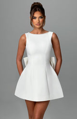 CARRIE MINI DRESS - IVORY