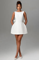 CARRIE MINI DRESS - IVORY
