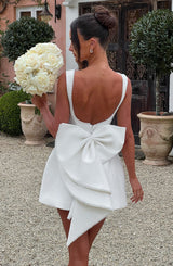 CARRIE MINI DRESS - IVORY