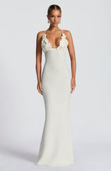 CELAENA MAXI DRESS - IVORY