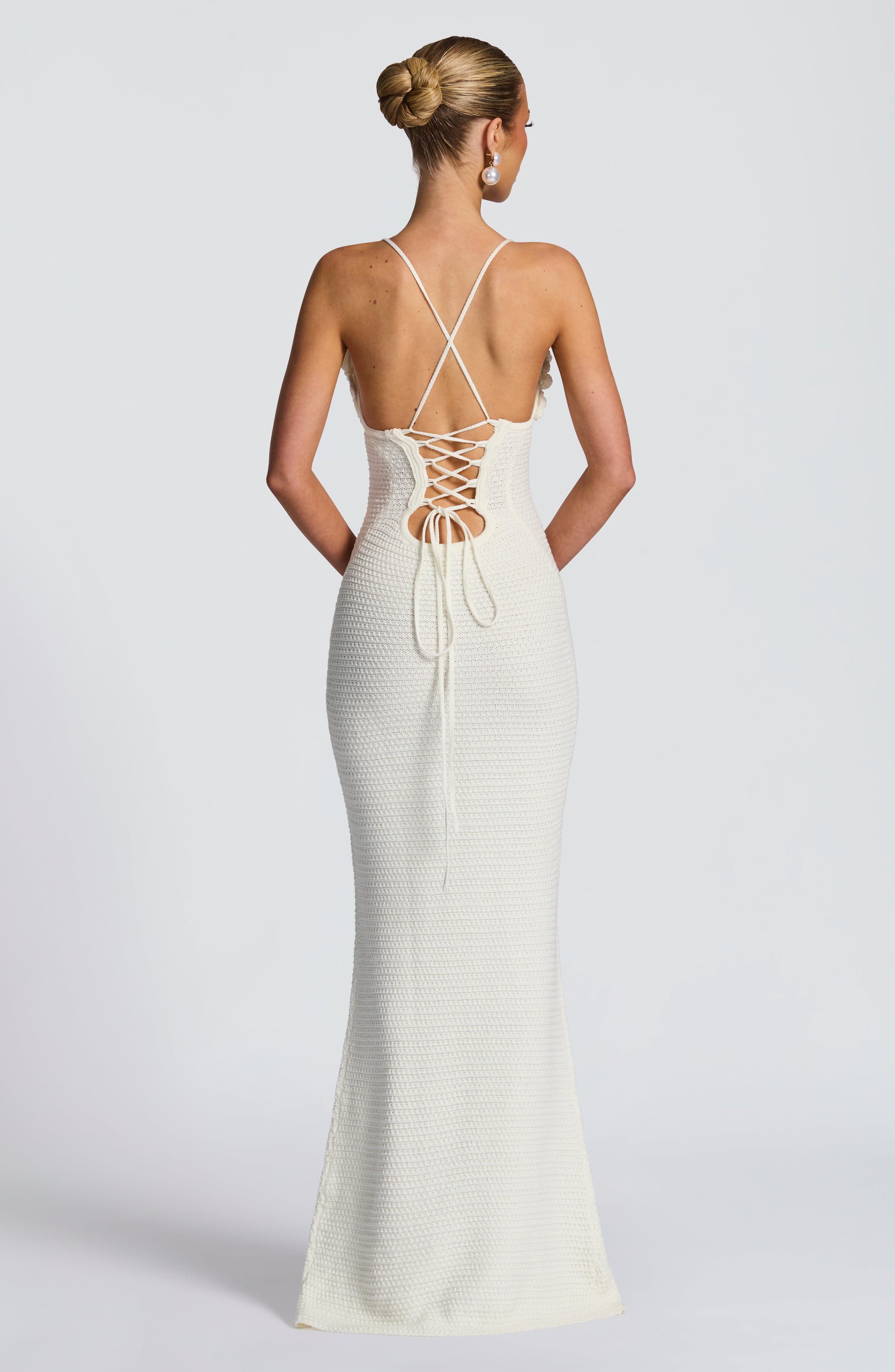 CELAENA MAXI DRESS - IVORY