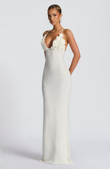 CELAENA MAXI DRESS - IVORY